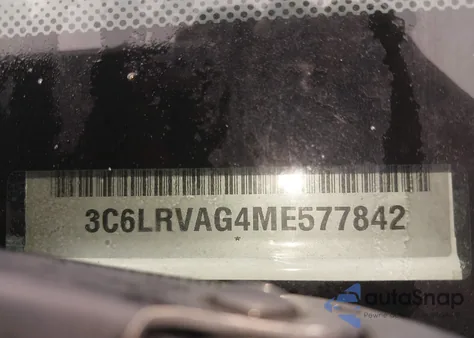 2021 Ram Promaster 1500 Low Roof 136 Wb из США, поврежденный, VIN 3C6LRVAG4ME577842